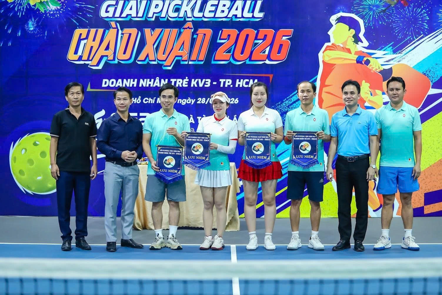 Giải pickleball chào xuân 2026
