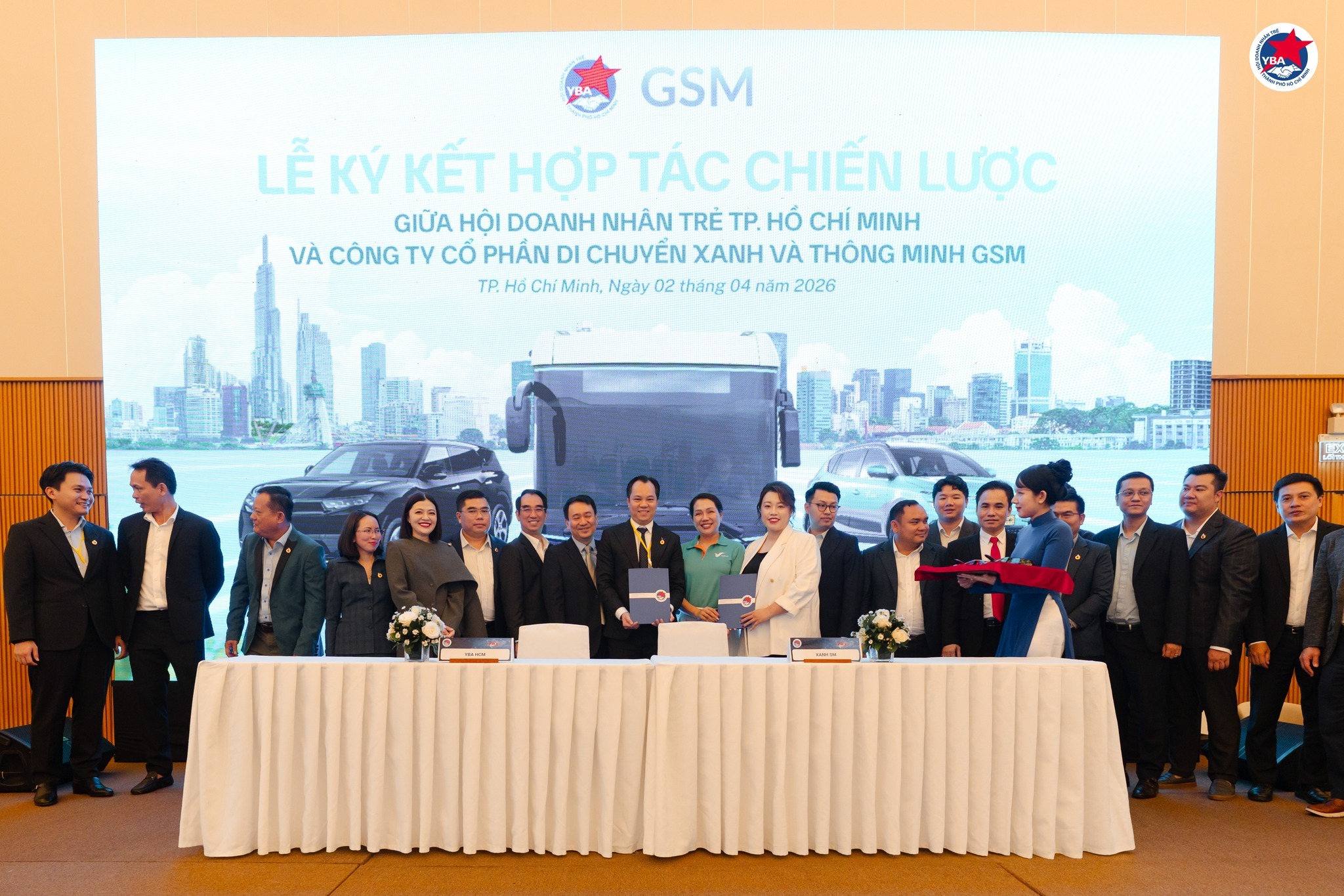 Hội Doanh Nhân Trẻ TP.HCM và GSM ký kết hợp tác chiến lược, thúc đẩy chuyển đổi xanh trong cộng đồng doanh nghiệp
