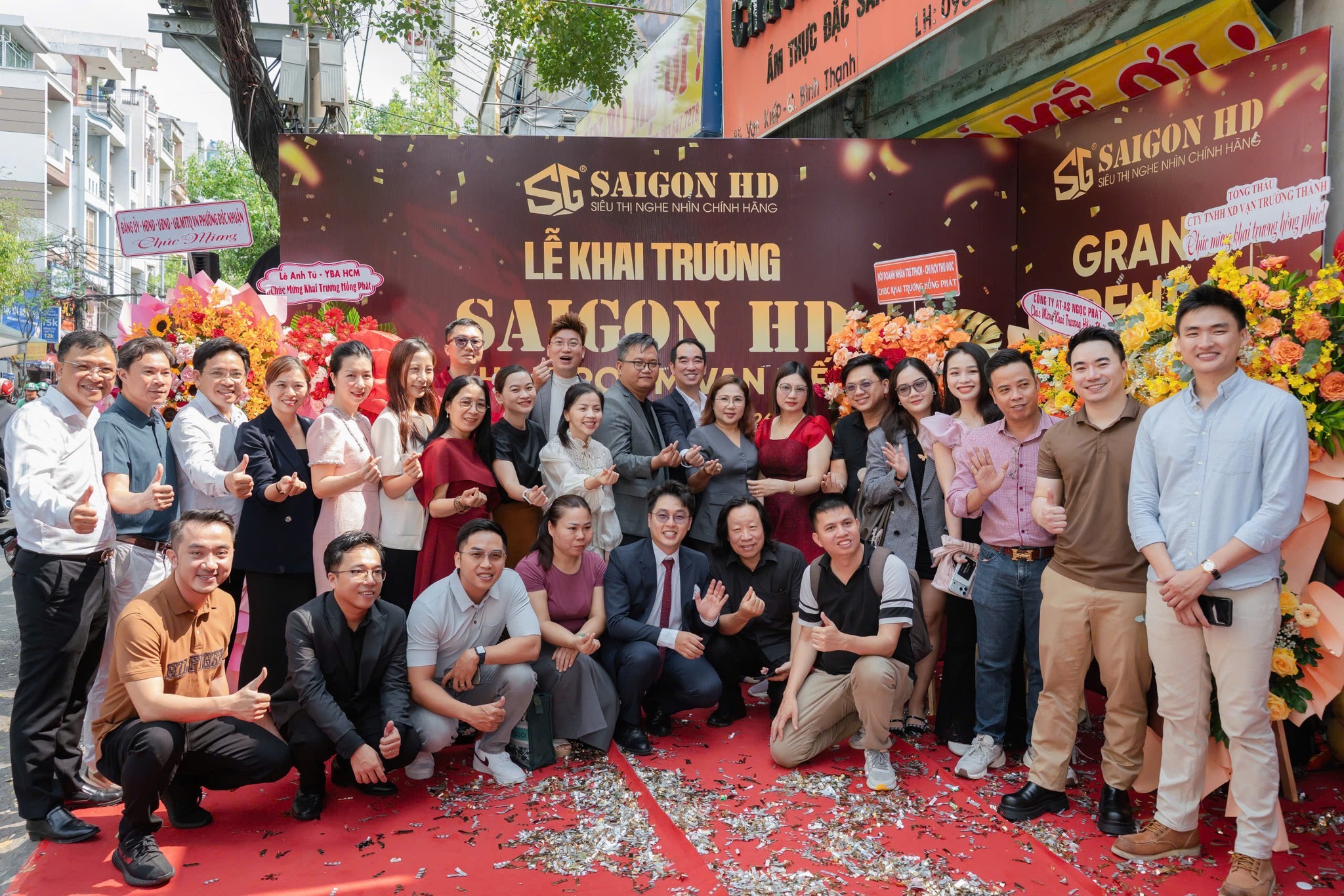 Chi hội Nam Sài Gòn thăm doanh nghiệp hội viên SAIGON HD nhân dịp khai trương showroom mới tại TP.HCM
