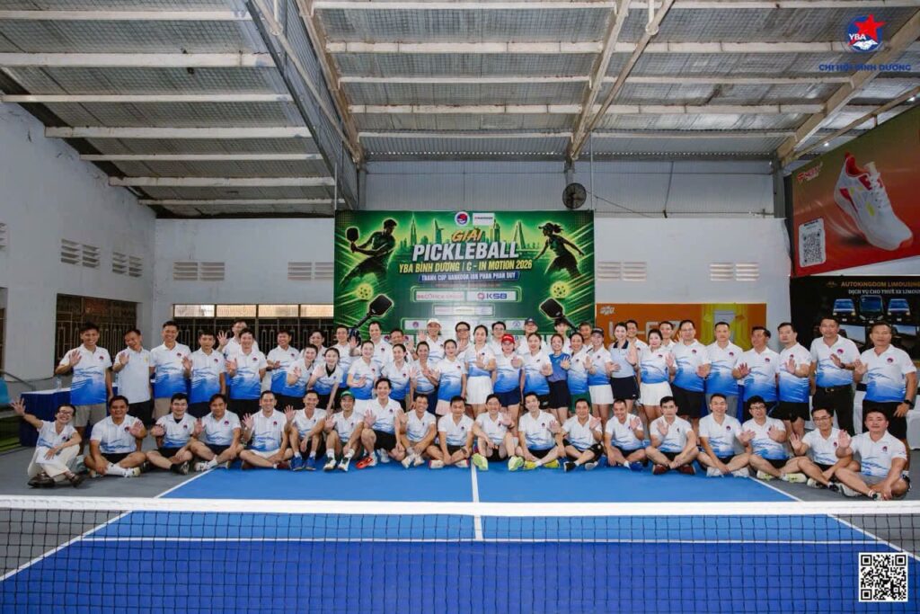 GIẢI PICKLEBALL YBA BÌNH DƯƠNG | C-IN MOTION 2026 LAN TỎA TINH THẦN KẾT NỐI VÀ NÂNG TẦM GIÁ TRỊ DOANH NHÂN