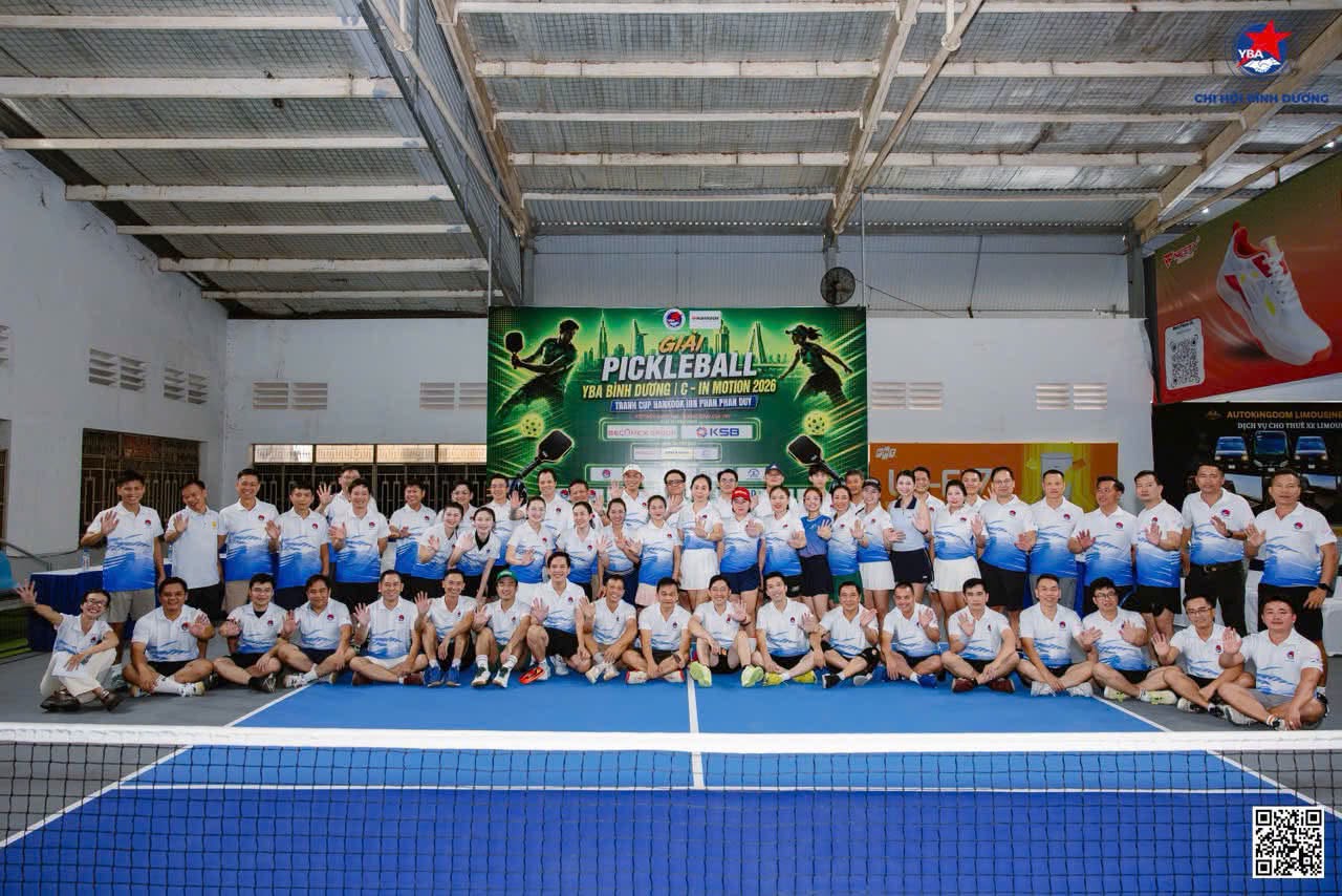GIẢI PICKLEBALL YBA BÌNH DƯƠNG | C-IN MOTION 2026 LAN TỎA TINH THẦN KẾT NỐI VÀ NÂNG TẦM GIÁ TRỊ DOANH NHÂN