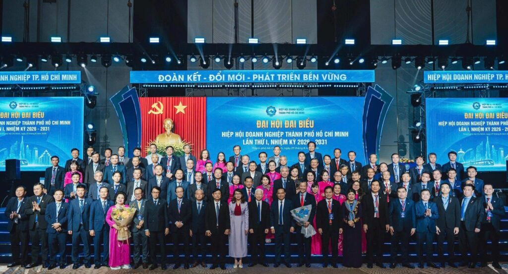 Hội Doanh nhân Trẻ TP. HCM chúc mừng thành công Đại hội Đại biểu Hiệp hội Doanh nghiệp TP. Hồ Chí Minh lần thứ I, nhiệm kỳ 2026 – 2031