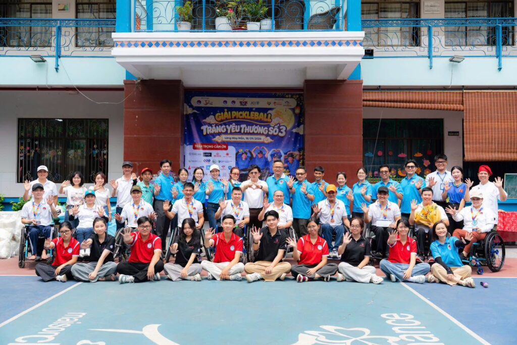 YBA Nam Sài Gòn – YBA Chợ Lớn – CLB Pickleball YBA HCM – JCI South Saigon tổ chức Giải Pickleball Trăng Yêu Thương số 3