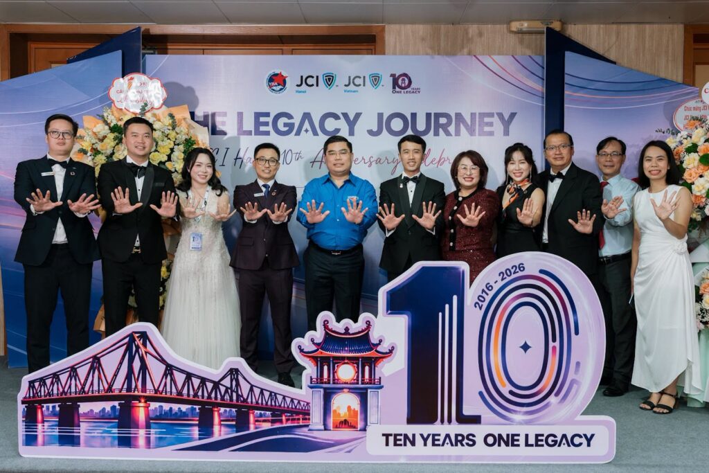 YBA HCM chúc mừng 10 năm JCI Hà Nội – Một thập kỷ nuôi dưỡng những thế hệ lãnh đạo trẻ